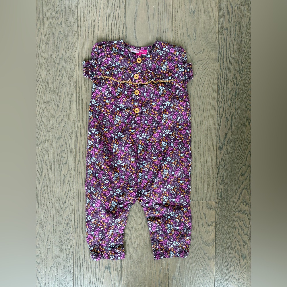Baby Girl Clothing Bundle 6-9 months - Floral, Yellow, and Pink 11 items - Picture 6 of 16